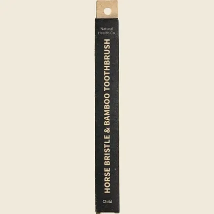 NATURAL HEALTH CO Horse Bristle & Bamboo Toothbrush