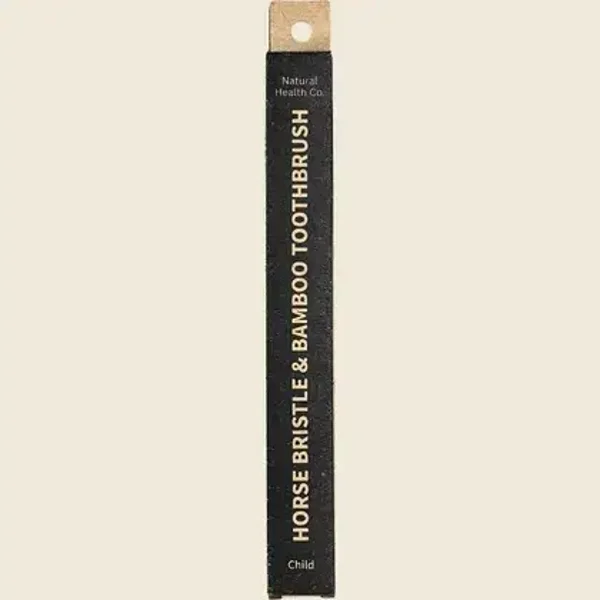 NATURAL HEALTH CO Horse Bristle & Bamboo Toothbrush
