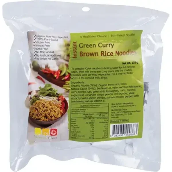 Nutritionist Choice Instant Brown Rice Noodle Kit 118g