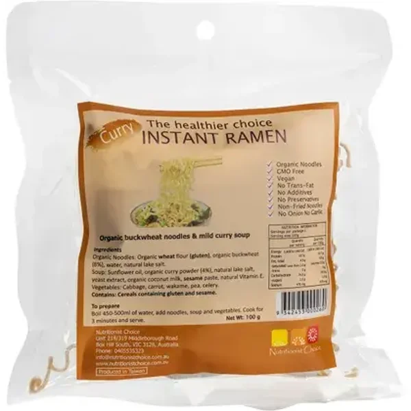 Nutritionist Choice Instant Ramen 100g