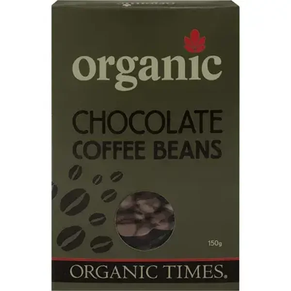Organic Times Chocolate Coffee Beans 150g