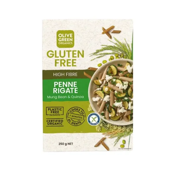 Olive Green Organics GF Pasta HIGH FIBRE 250g