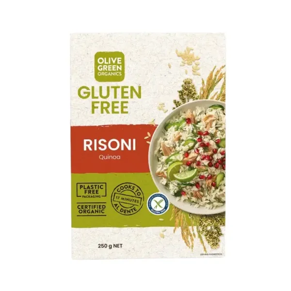 Olive Green Organics GF Pasta Quinoa & Rice Risoni 250g