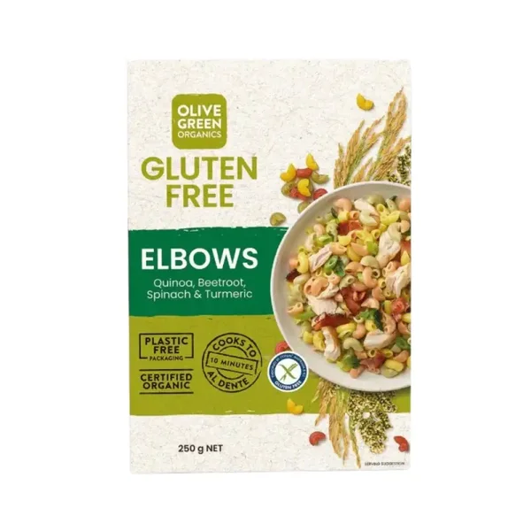 Olive Green Organics GF Pasta VEGGIE Pasta 250g
