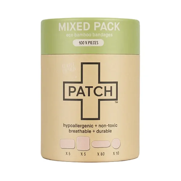 PATCH MIXED PACK - 100 Assorted Size Adhesive Bandages