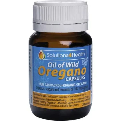 Solutions 4 Health Oil of Wild Oregano VegeCaps
