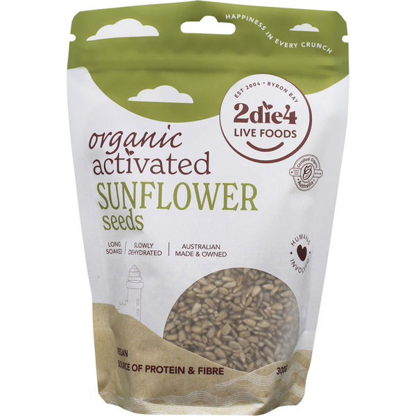 2DIE4 LIVE FOODS Organic Activated Sunflower Seed 300g