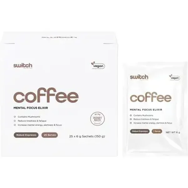 Switch Nutrition Coffee Mental Focus Elixir 25pk