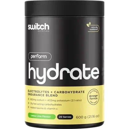 Switch Nutrition Hydrate Perform Electrolytes & Carbs 600g