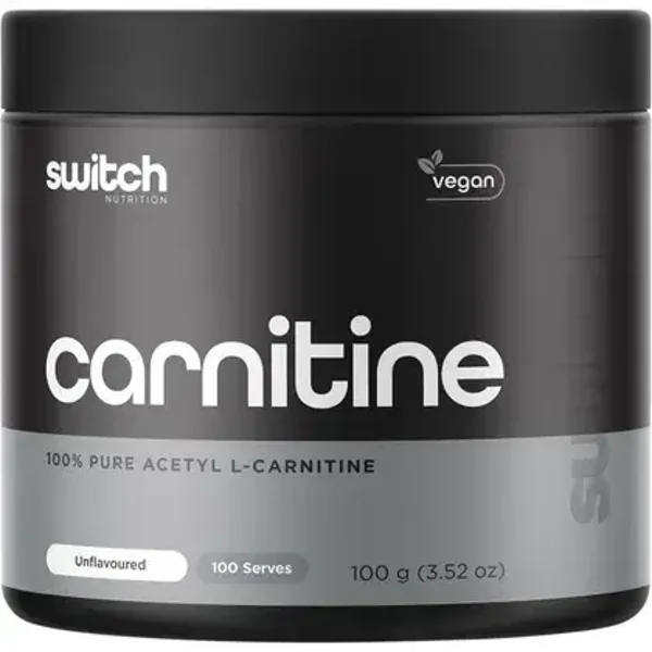 Switch Nutrition Carnitine 100% Pure Acetyl L-Carnitine Unflavoured 100g