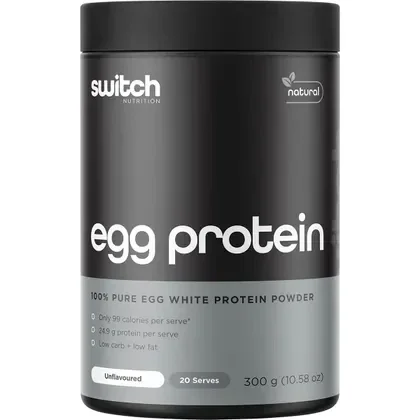 Switch Nutrition Egg White Protein Powder Unflavoured 300g