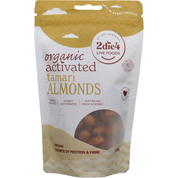 2DIE4 LIVE FOODS Organic Activated Tamari Almonds