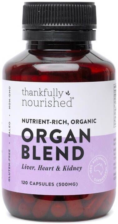 Thankfully Nourished Australian Organ Blend 180caps