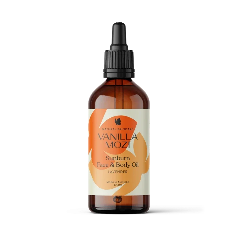 Vanilla Mozi Lavender Sunburn Face & Body Oil 100ml
