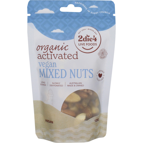 2DIE4 LIVE FOODS Organic Activated Mixed Nuts Vegan