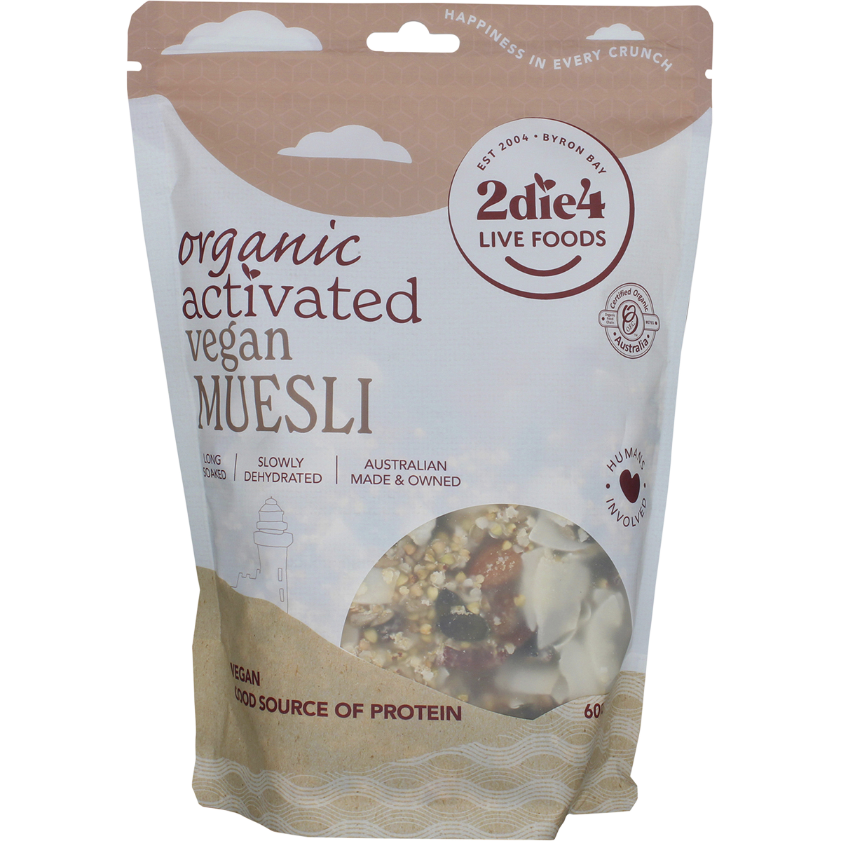 2DIE4 LIVE FOODS Organic Activated Muesli Vegan