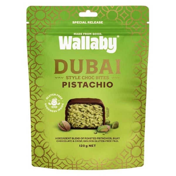 Wallaby Dubai Choc 120g