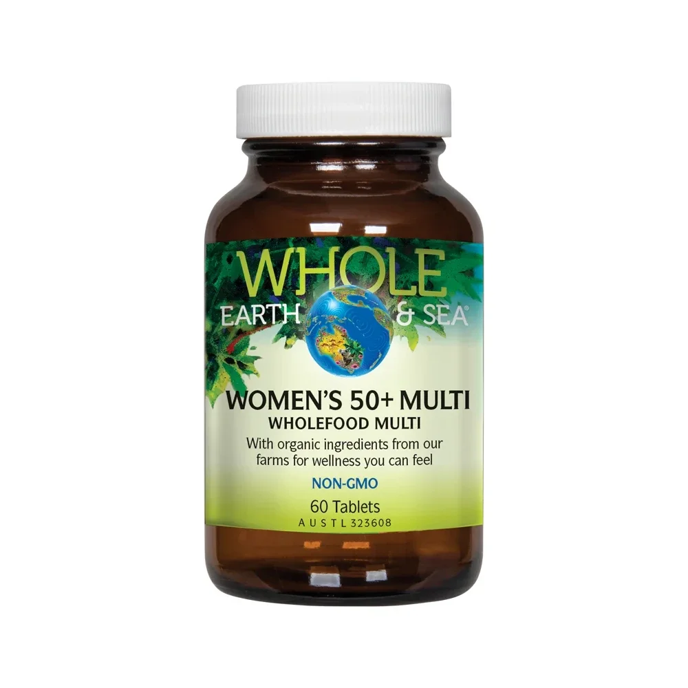 Whole Earth & Sea Womens 50+ Multi (Wholefood Multi) 60t