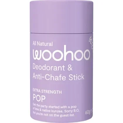 Woohoo Body Deodorant  POP Extra Strength 60g