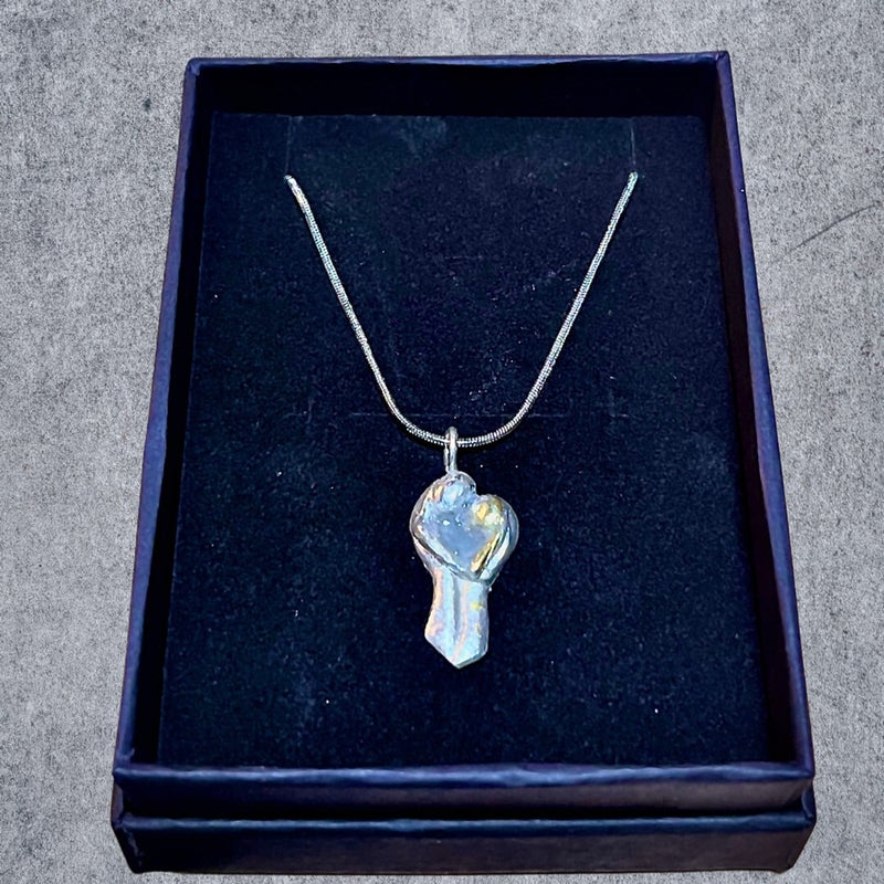 Assieraad met zilverklei, Kumboo & epoxy