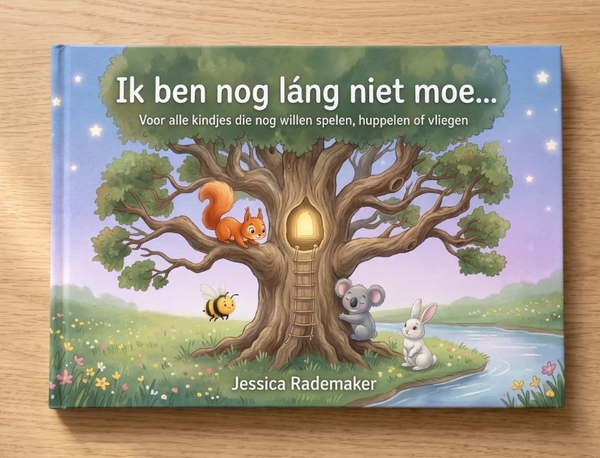 Kinderboek 'Ik ben nog láng niet moe!'