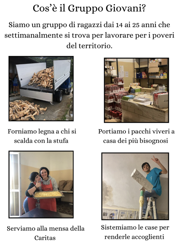 Sosteniamo Il Gruppo Giovani della Caritas Diocesana di Casale Monferrato