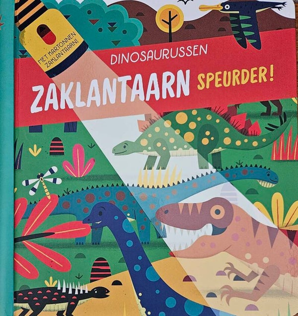 Dinosaurussen zaklantaarn speurder!