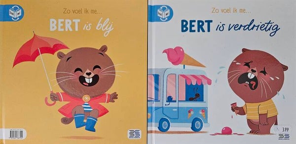 Bert is verdrietig  + bert is blij