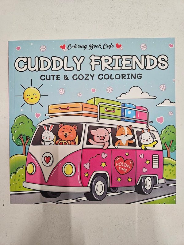 Cuddly friends Cute & Cozy Coloring