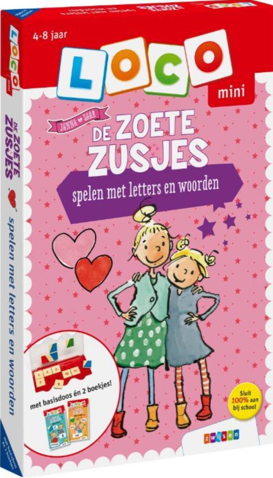 Loco mini de zoete zusjes spelen met letters en woorden