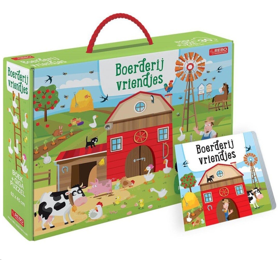 Boerderij vriendjes puzzel en boek