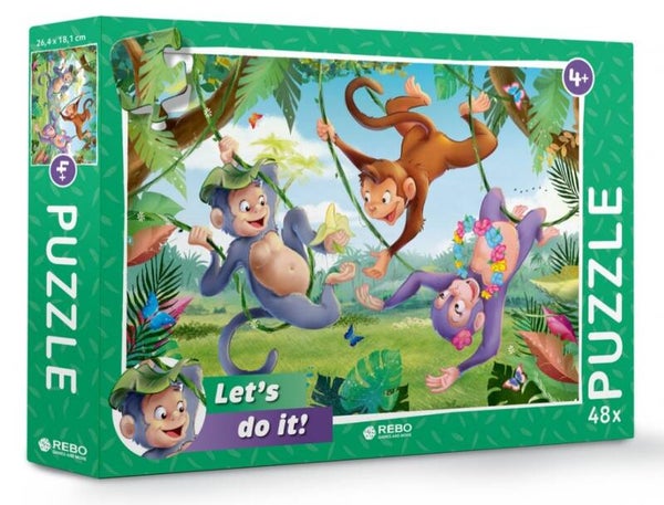 Let's do it ! Apen puzzel 48 x