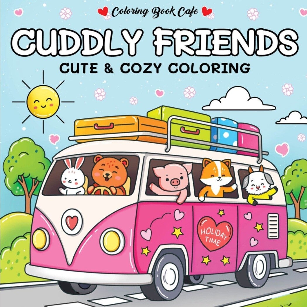 Cuddly Friends Cute & Cozy Coloring
