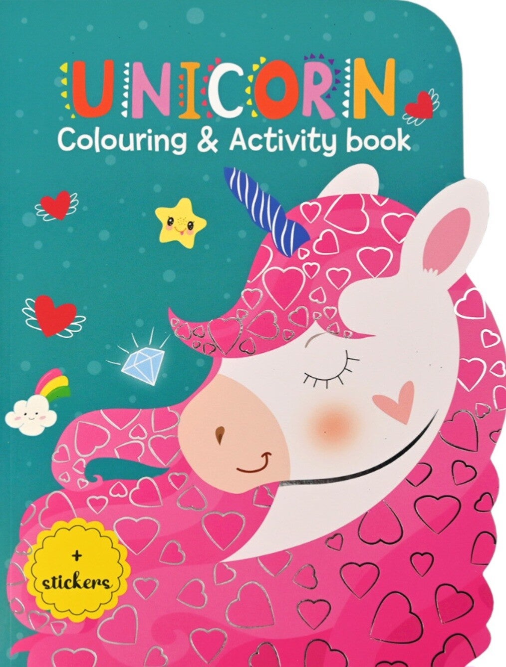 Unicorn colouring & activity book
