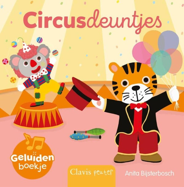 Circusdeuntjes geluidenboek