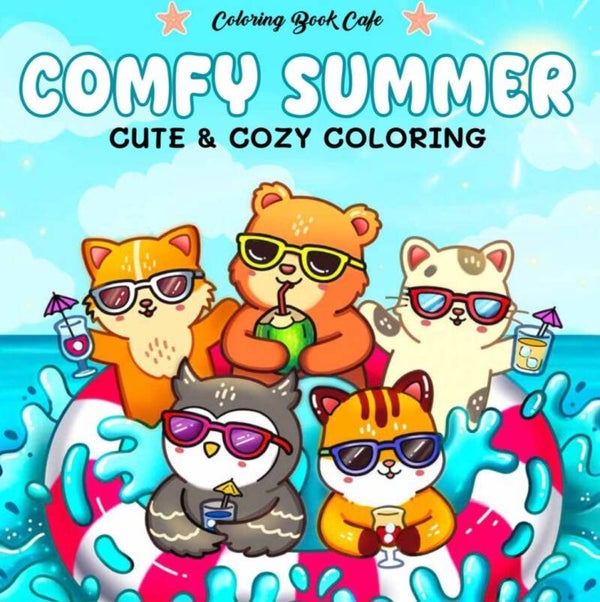 Comfy summer Cute & Cozy Coloring