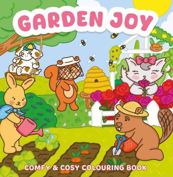 Garden Joy Comfy & Cosy colouring book
