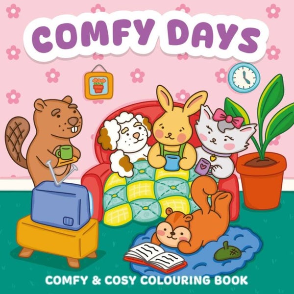 Comfy days Comfy & Cosy colouring book