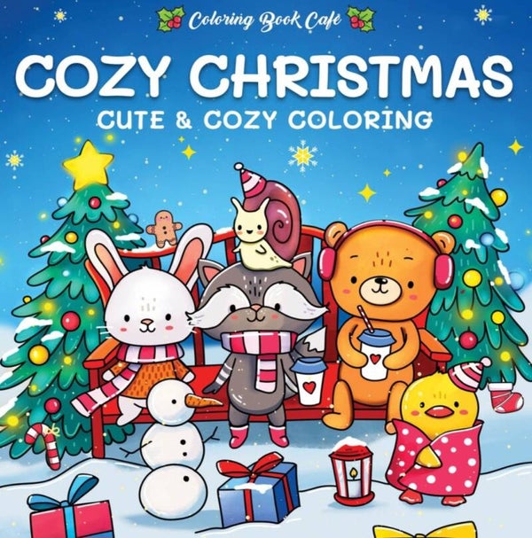 Cozy christmas cute & cozy coloring