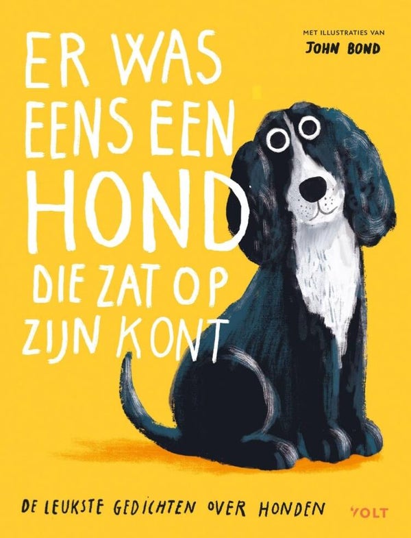 Er was eens een hond die zat op zijn kont