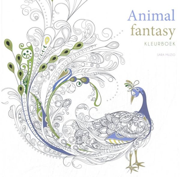 Animal fantasy kleurboek