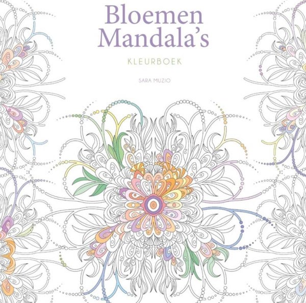 Bloemen mandala's kleurboek