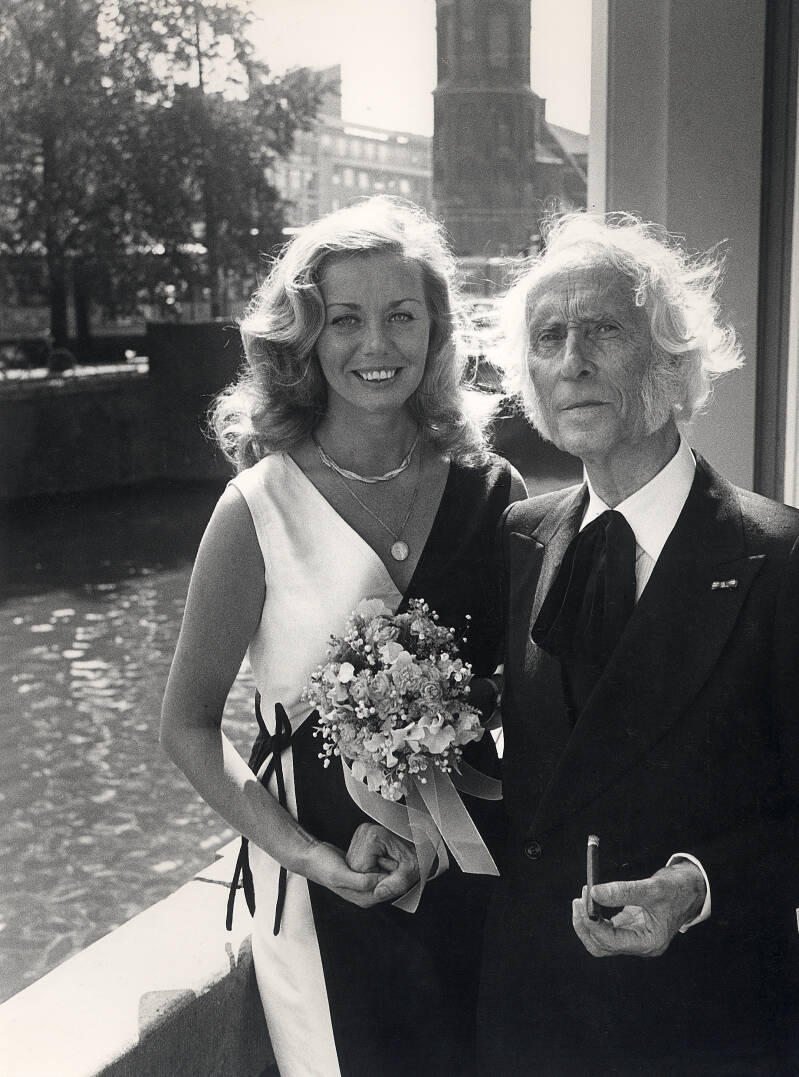 De trouwdag van Sylvia en Carel Willink 