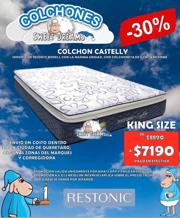 COLCHON CASTELLY KING SIZE (MAYO)