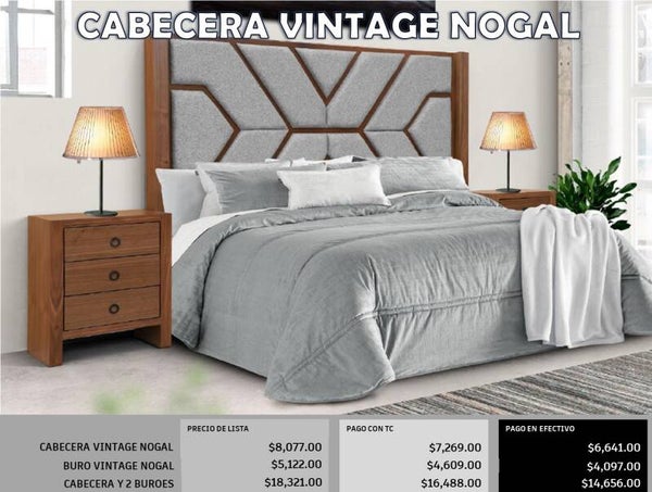 RECAMARA VINTAGE NOGAL