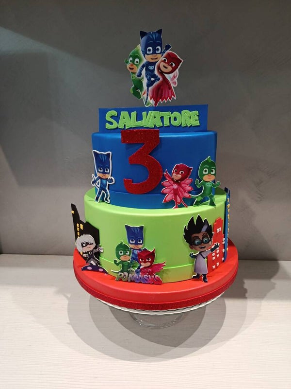 TORTA SCENOGRAFICA PJMASKS