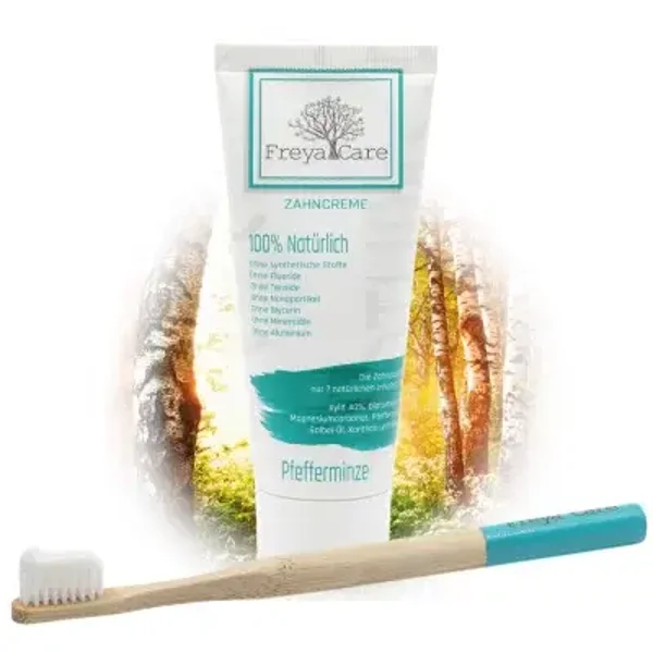 Freyacare Zahnpasta 75ml Eine 100% natürliche und fluoridfreie Zahnpasta Alternative von Freyacare.