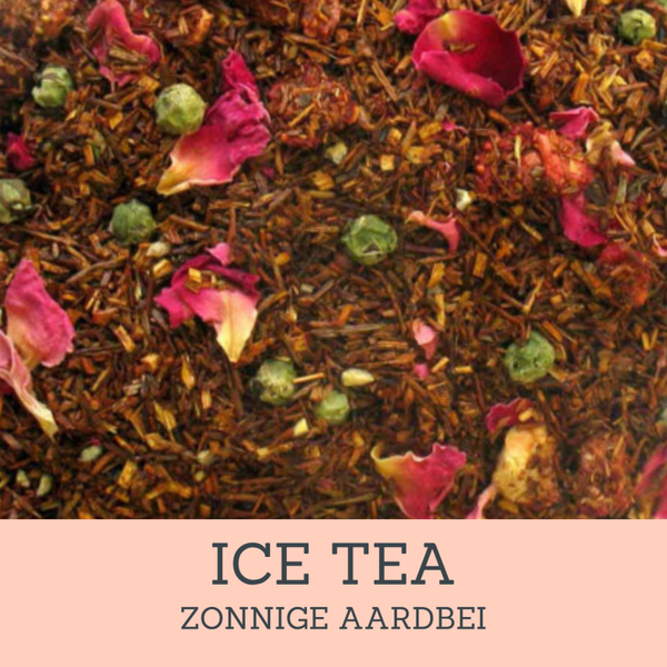 Ice tea zonnige aardbei