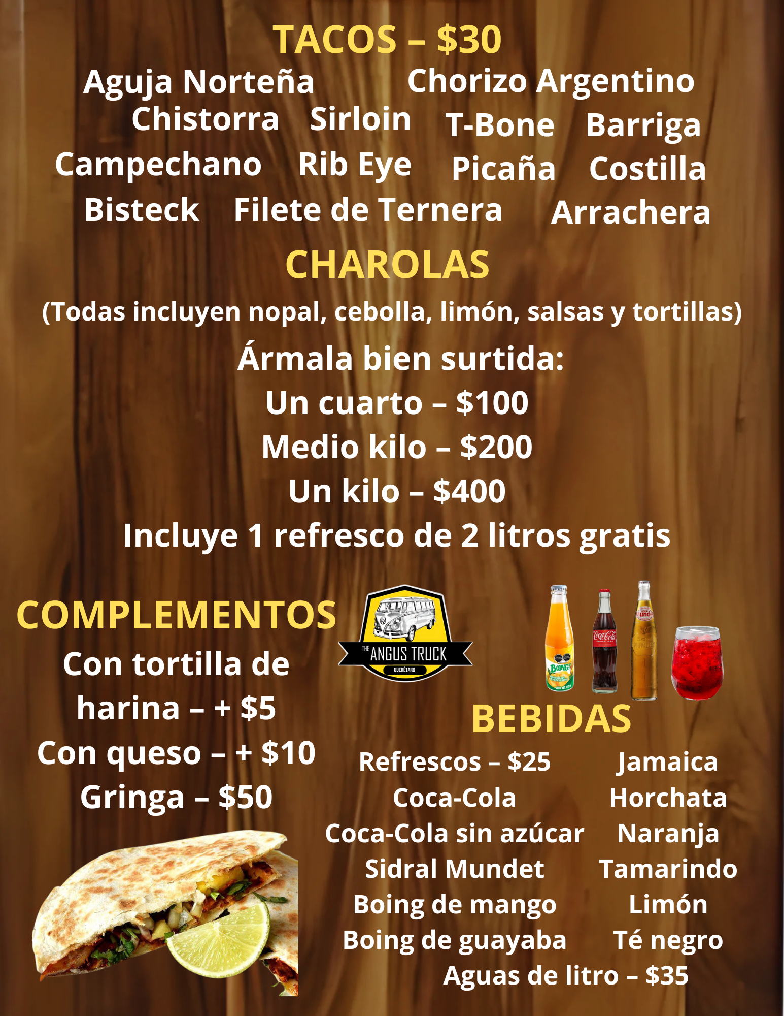 Menú digital principal
