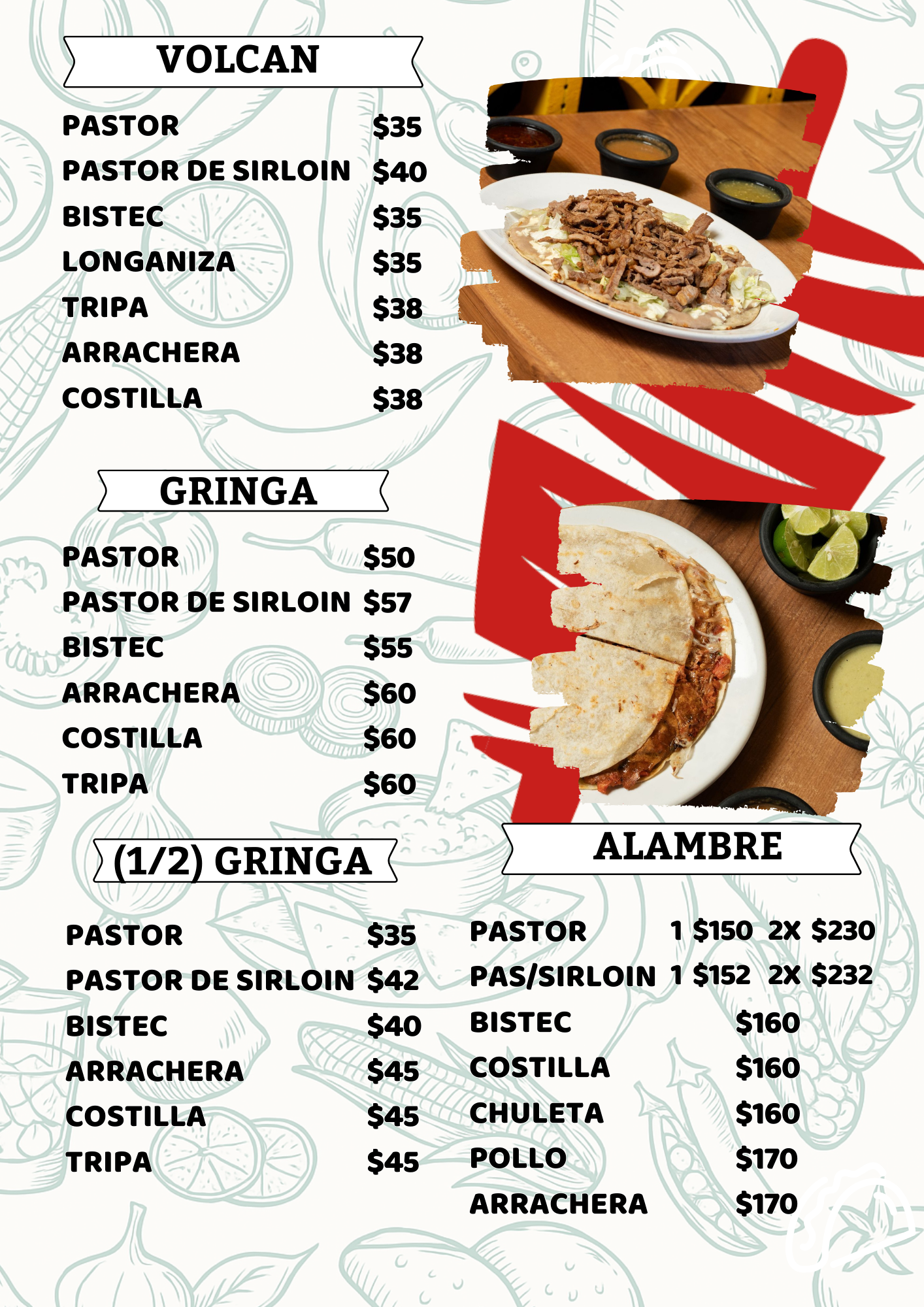 Menú 2